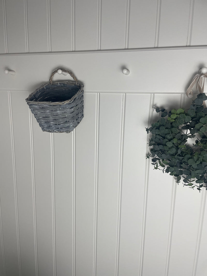 Medium Minna garden grey wash basket lined