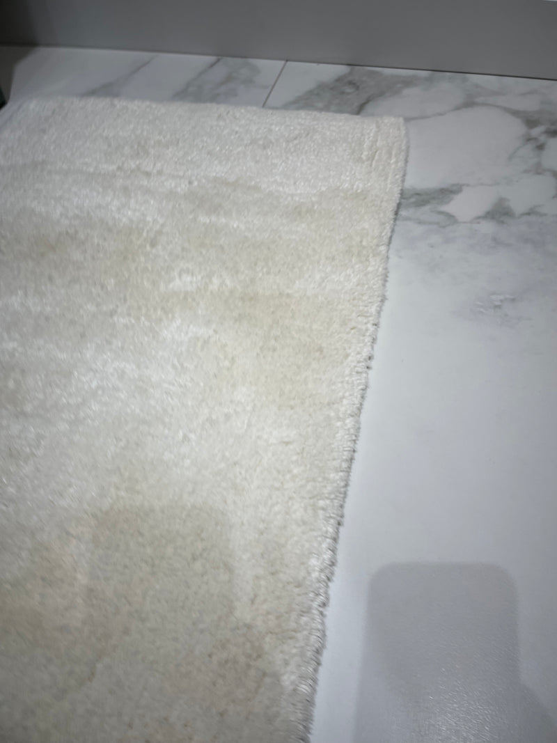 Off white cream washable bath mat bathroom buddy Hug Rug 80x50