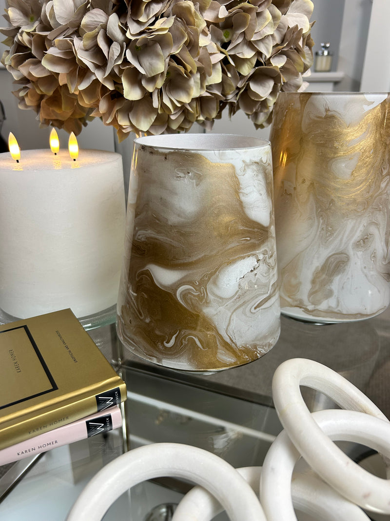 Prices off white pillar candle