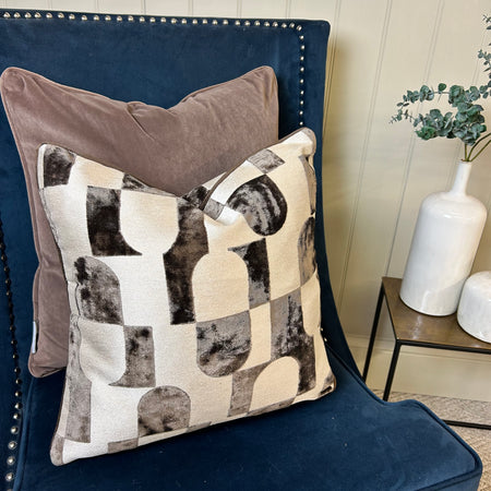 Paul Moneypenny Chillpill Chocolate brown Cushion 43cm