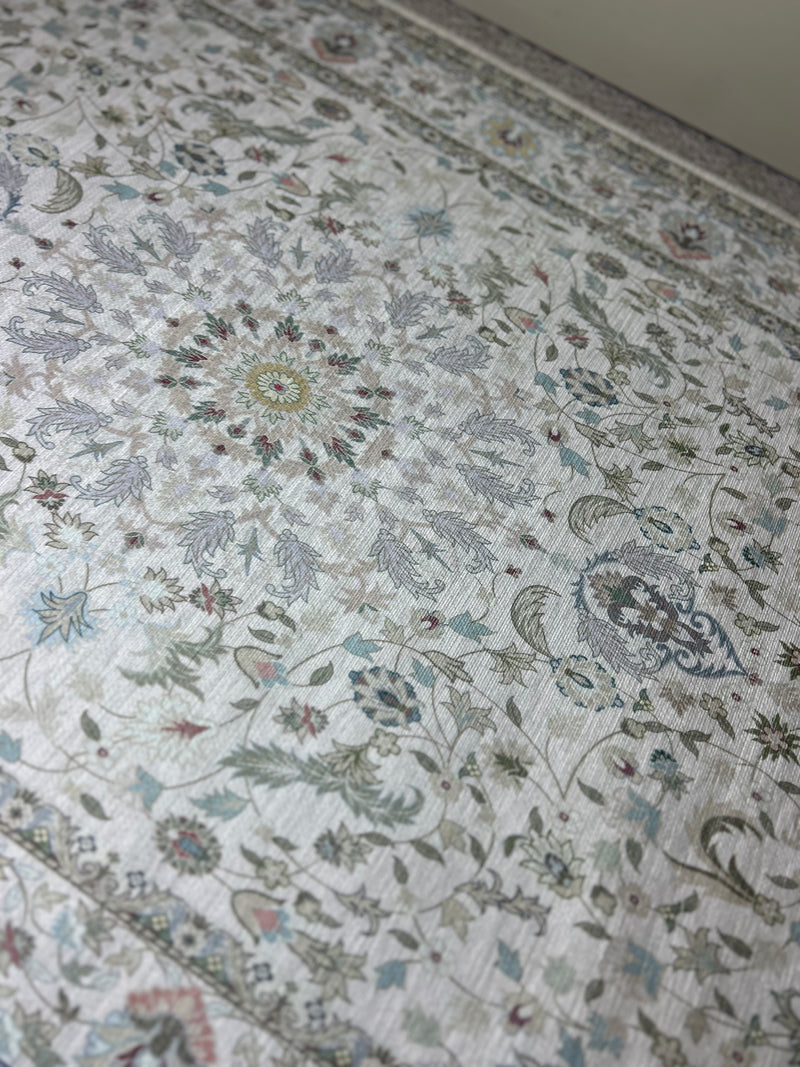 Traditional print rug runner mat machine washable 80x150