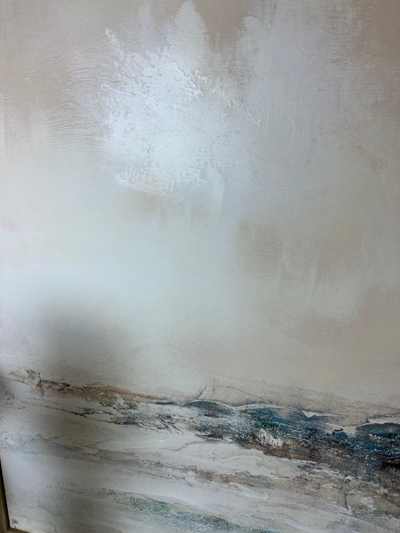 Veydra large framed hand painted canvas picture art