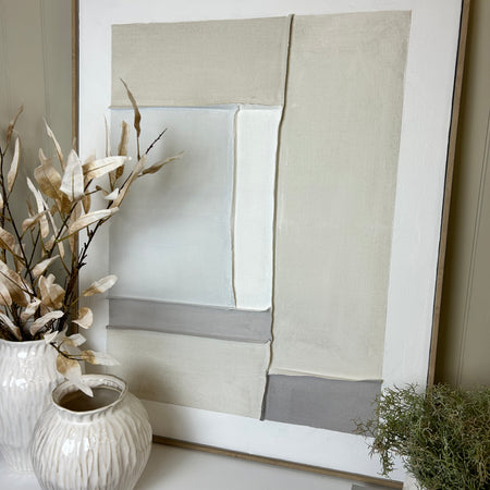 Hand finished neural abstract framed art 2 styles