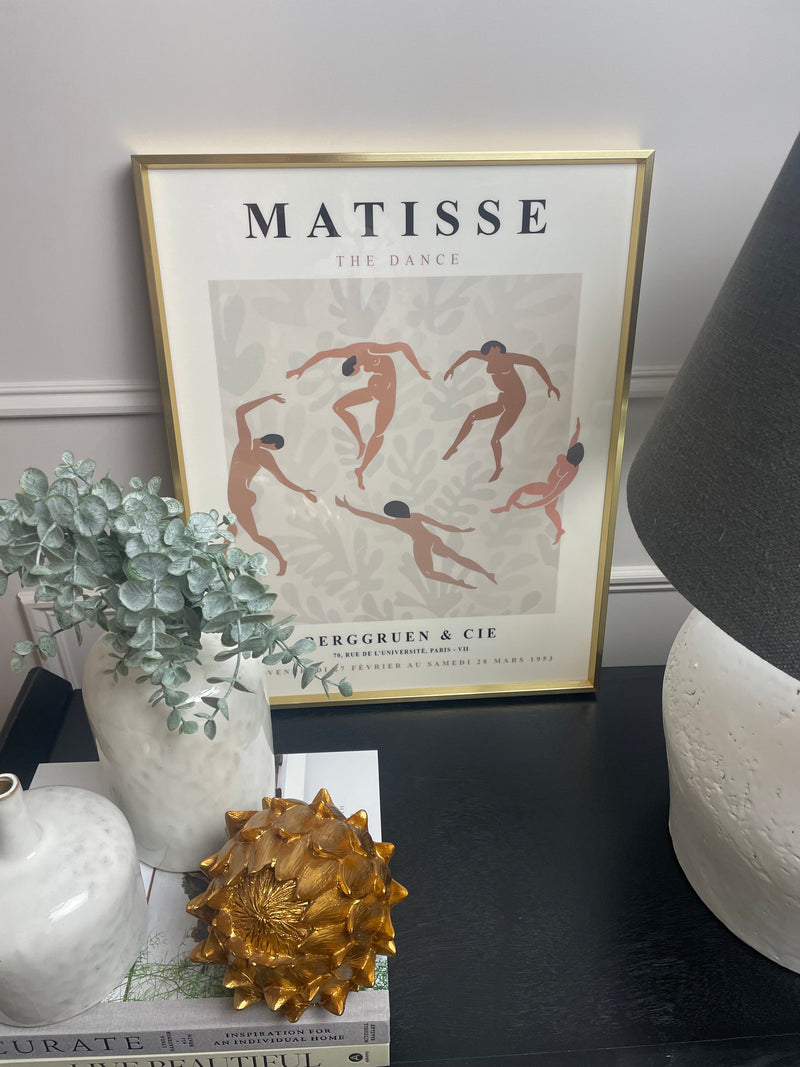 Matisse The Dance print in gold frame 50x40