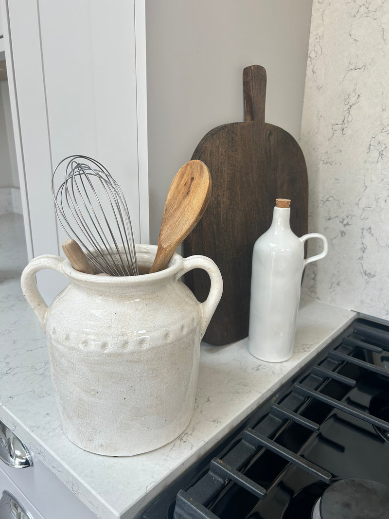 Urn Style Double Handled Vase jar utensils
