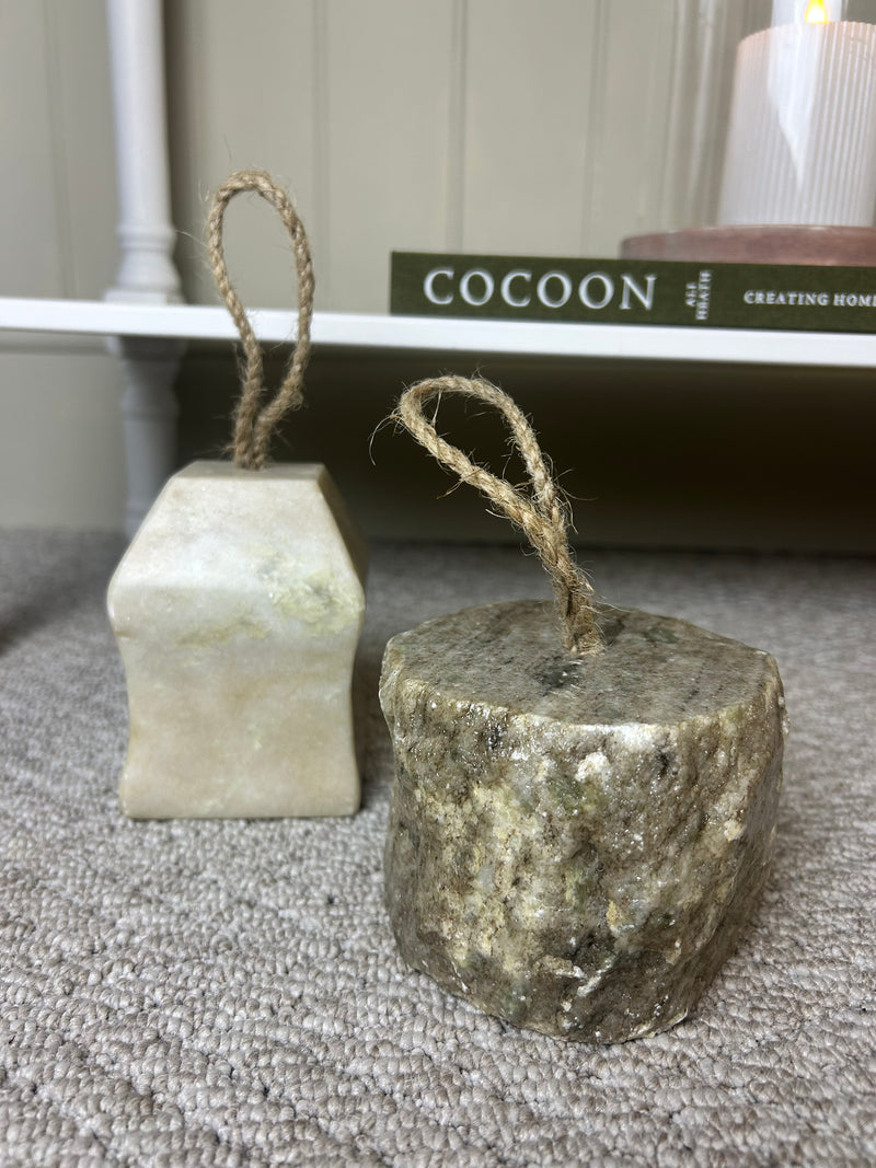 Lena dark wood black salad servers