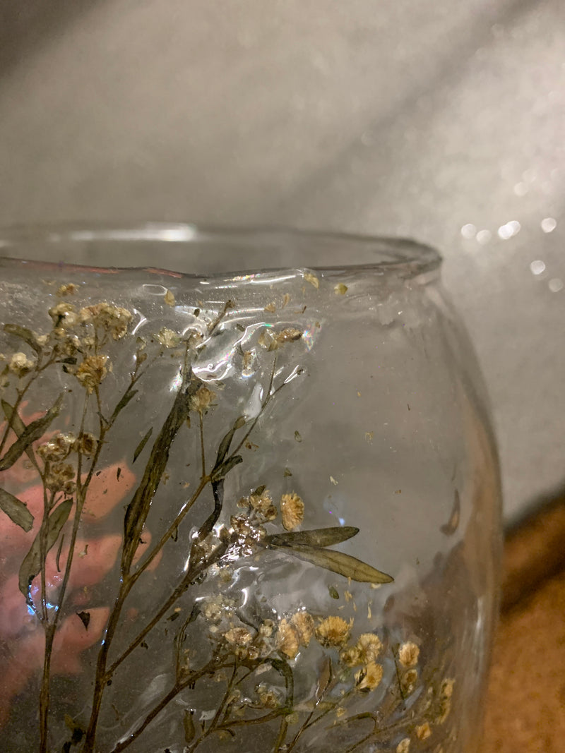 Store seconds Dried flower candle holder 17cm