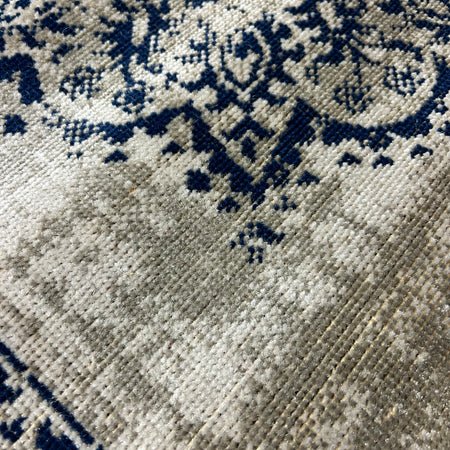 Navy blue rug runner mat 80x150