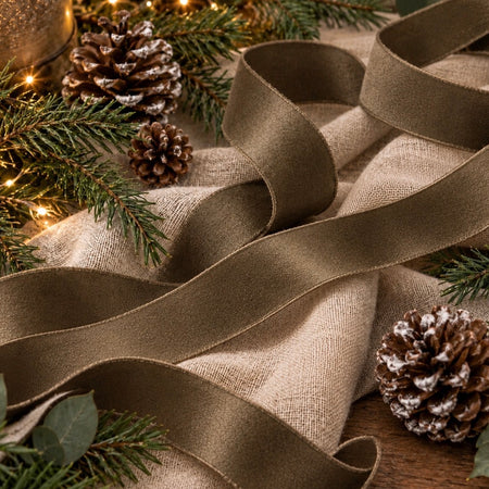 1 metre brown ribbon