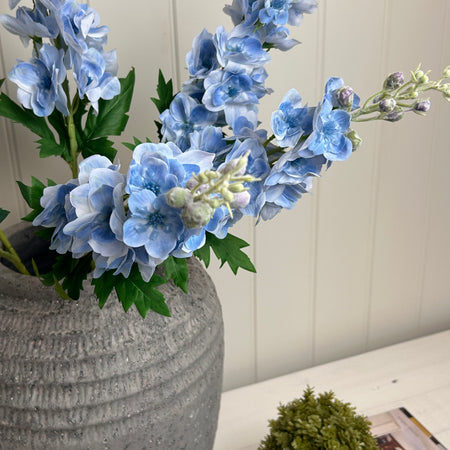 Pale baby blue real feel delphinium 70cm