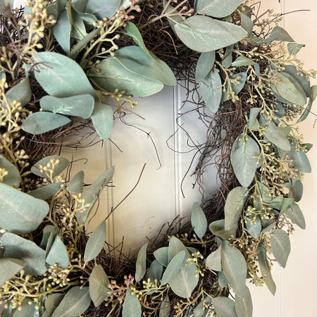 Eucalyptus Seeded Wreath 50cm