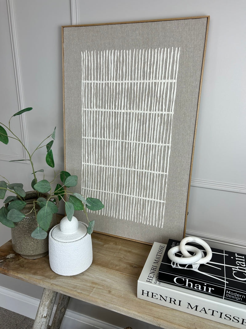 Natural wood frames organic picture 85x55