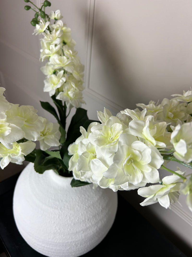 Large off white Cream Stocks Flower stem