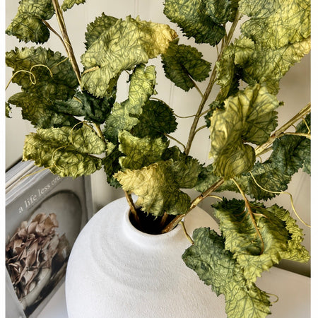Dried touch contorted twisted green fall branch 77cm