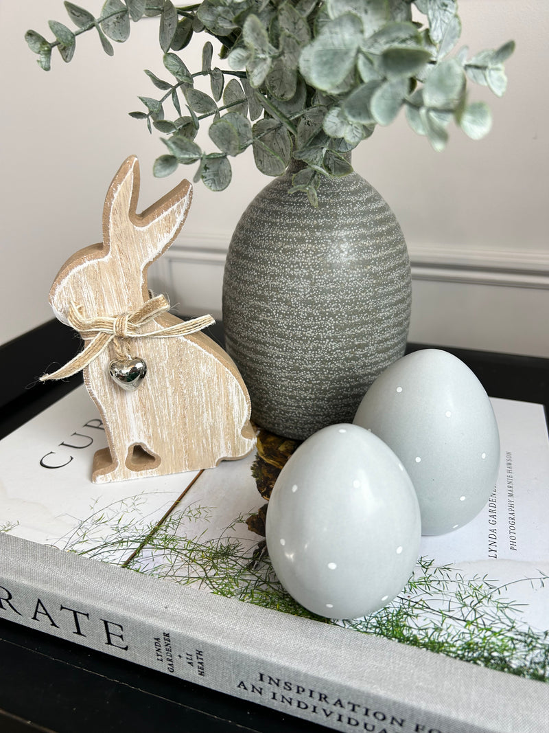 Set of two dotty eggs Easter