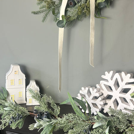 Blueberry and foliage garland 150cm