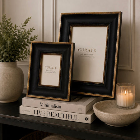 Black and gold chunky frame