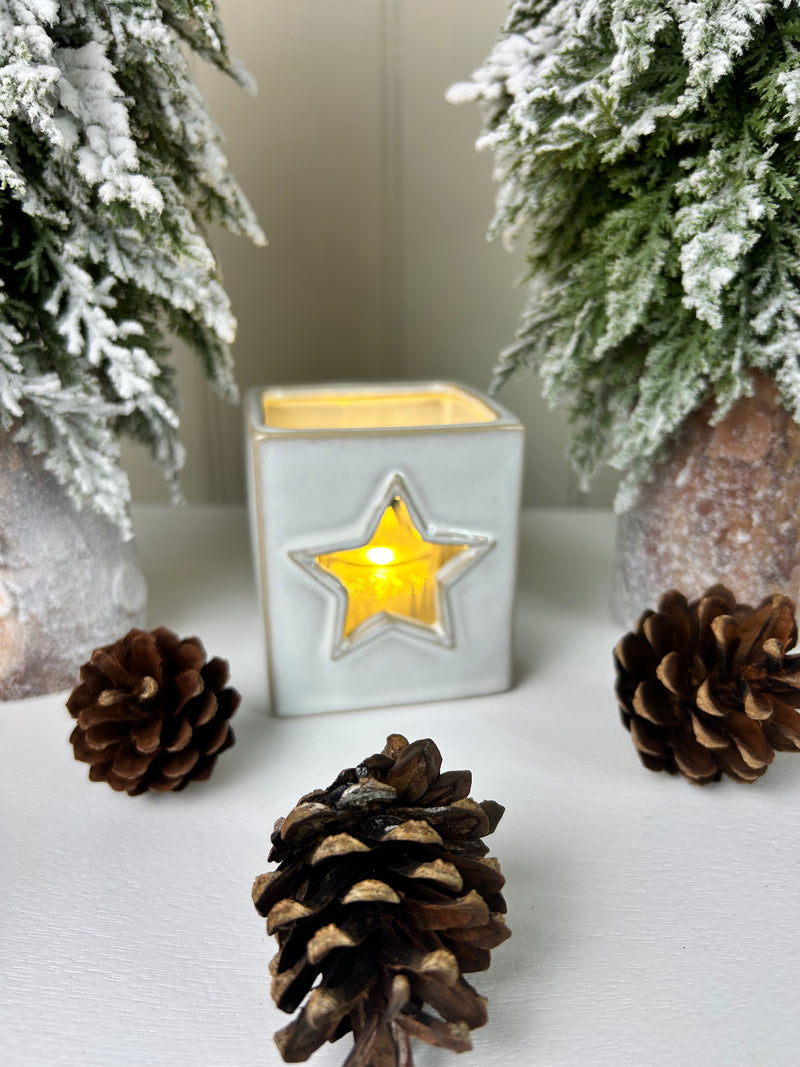 Heart Star Tea Light Candle Holder, 2 Styles