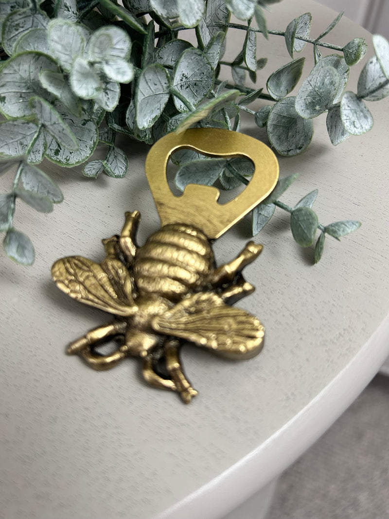 Gold Bee Bottle Opener