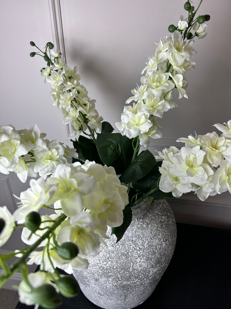 Large off white Cream Stocks Flower stem