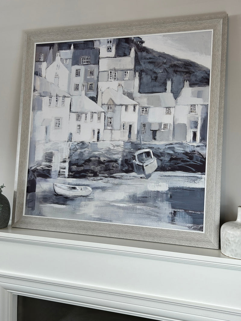 Harbour hues frames print 83cm by Adelene Fletcher