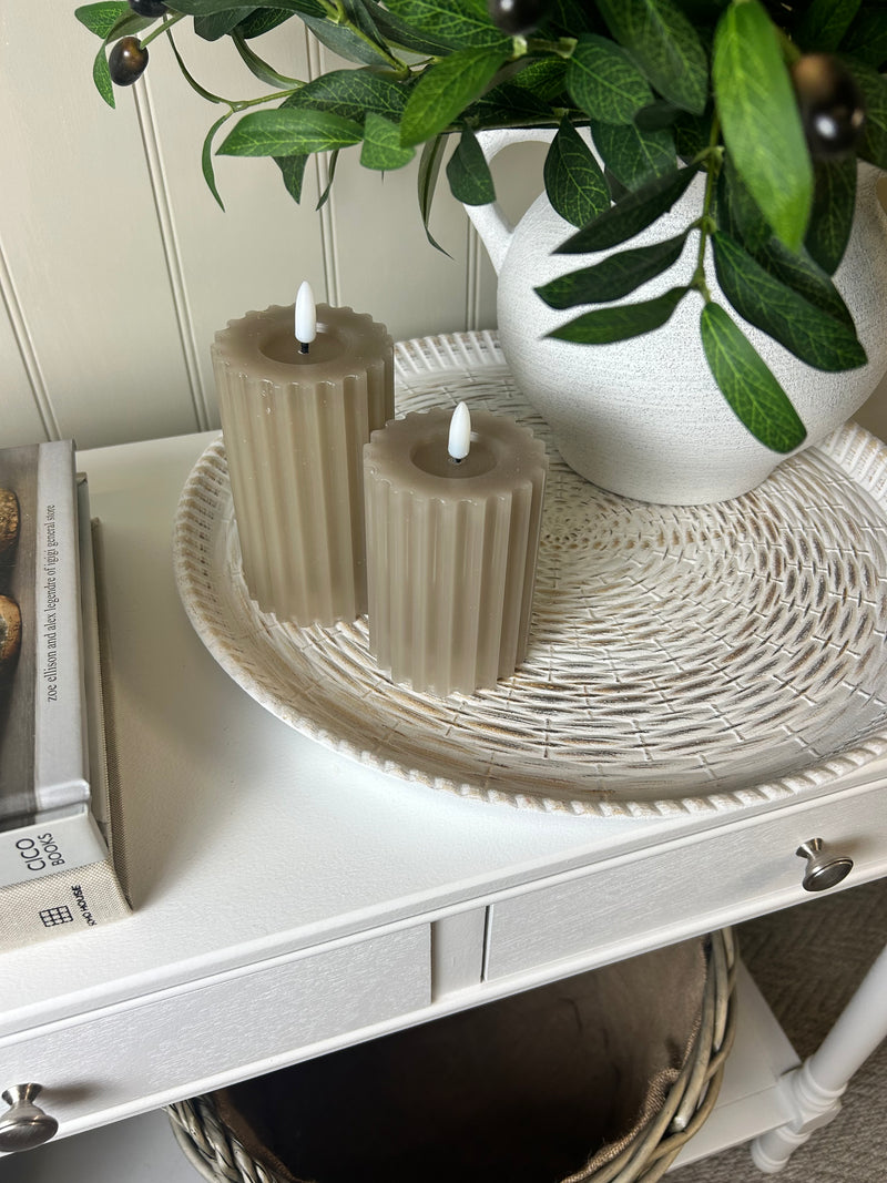 Round woven tray plate 40cm