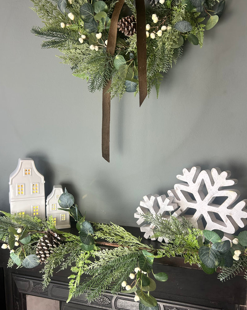 Woodland forest foliage garland 150cm