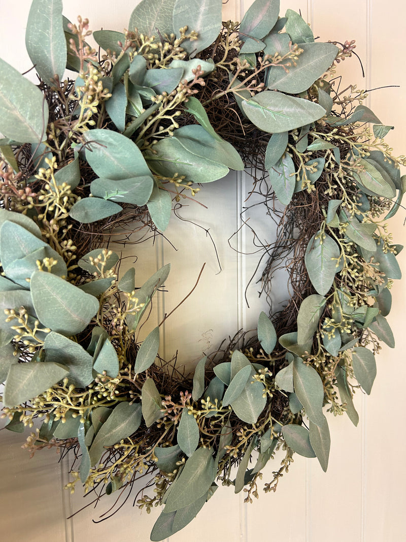 Eucalyptus Seeded Wreath 50cm