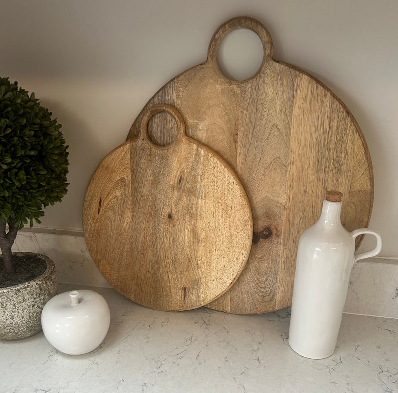 White Enamel and Wood Standing Stars 3 Sizes available