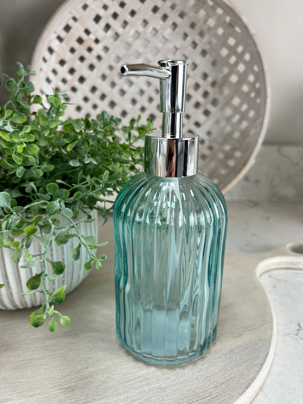 Teal soap dispenser hotsell