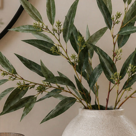 Seeded Green eucalyptus 83cm