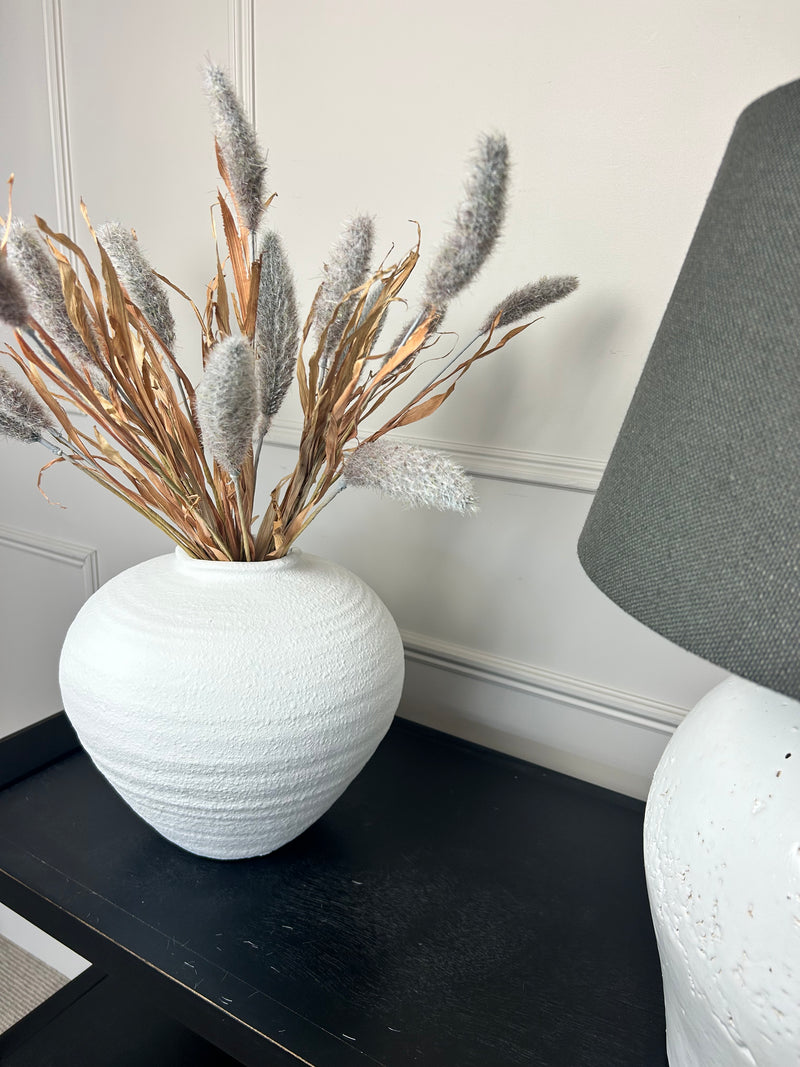 Bunny tail reed spray grey 60cm