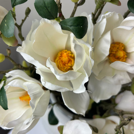 White Magnolia Stem 40cm