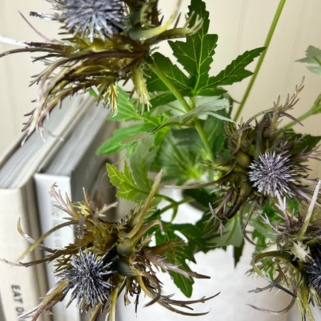 Purple thistle stem 62cm