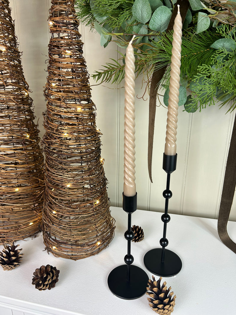 LED lit ceramic house with tree detail 2 sizes