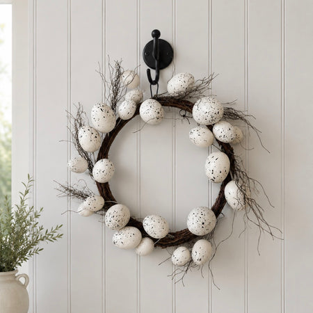 30cm egg wreath