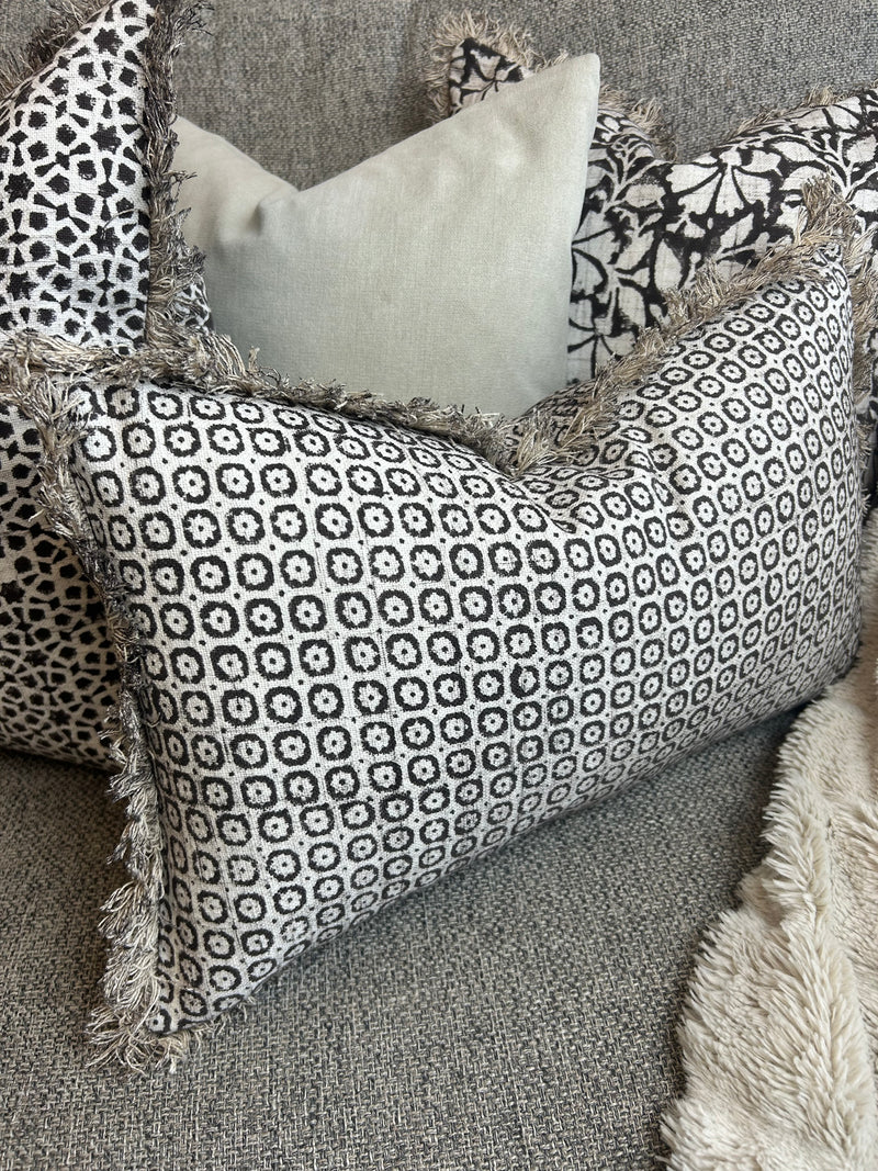 Taupe champagne textured Bingham cushion 45cm