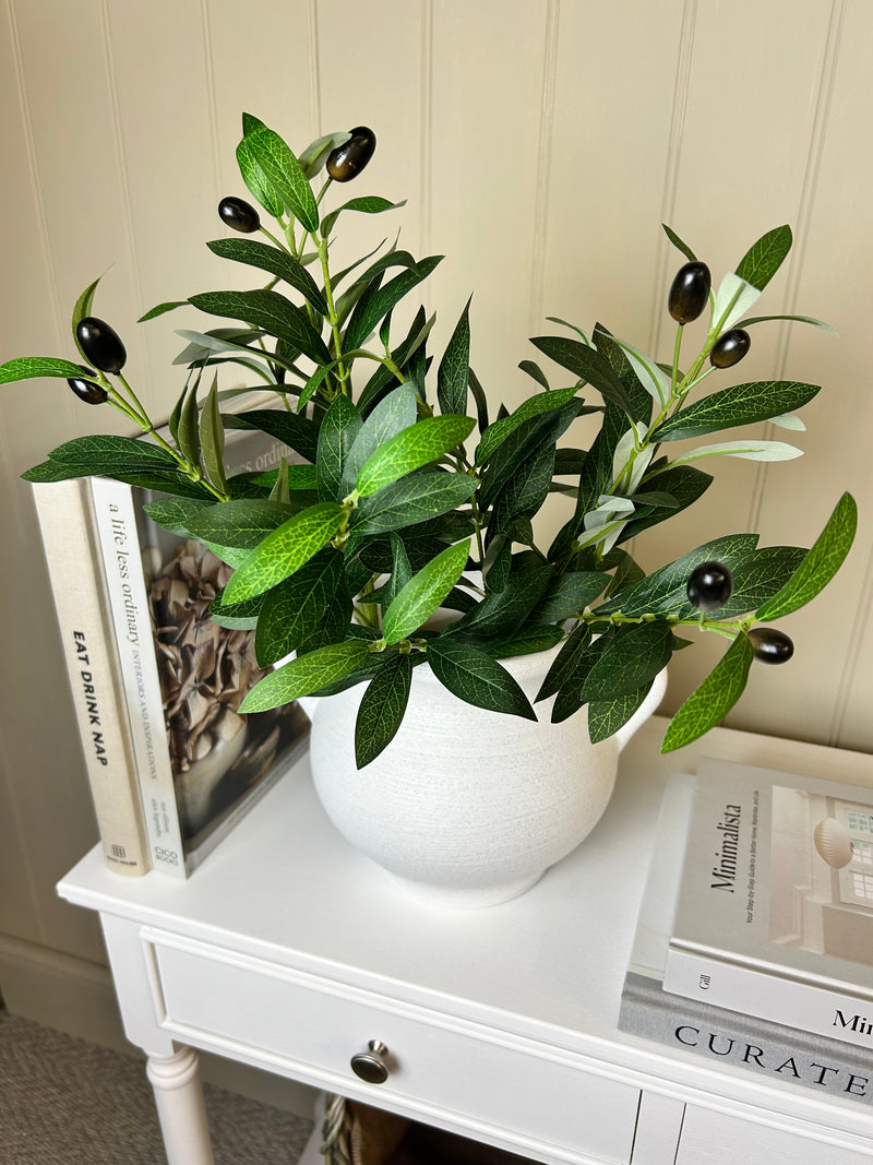 Olive stem spray shorter stem 45cm