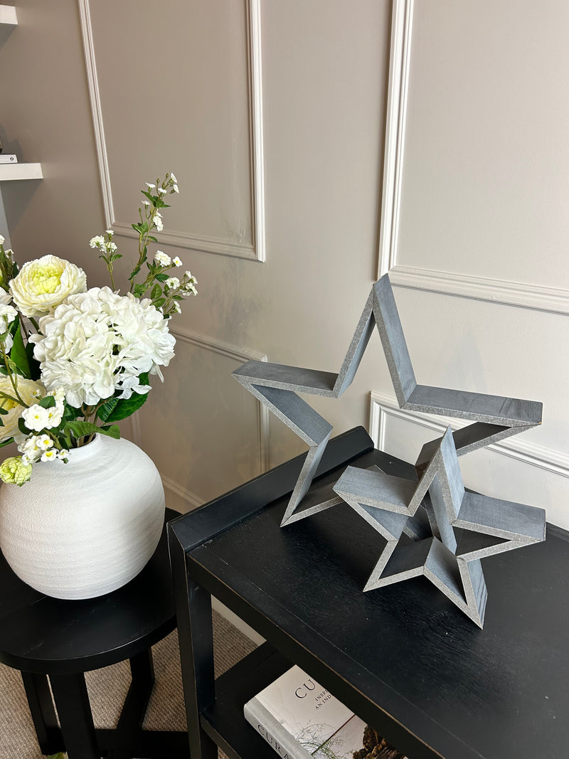 Grey chunky stars
