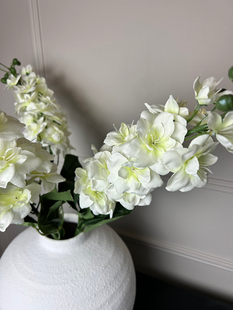 Large off white Cream Stocks Flower stem