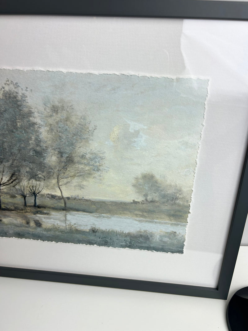 By the Pond picture art by Christy Mckee 31x38cm
