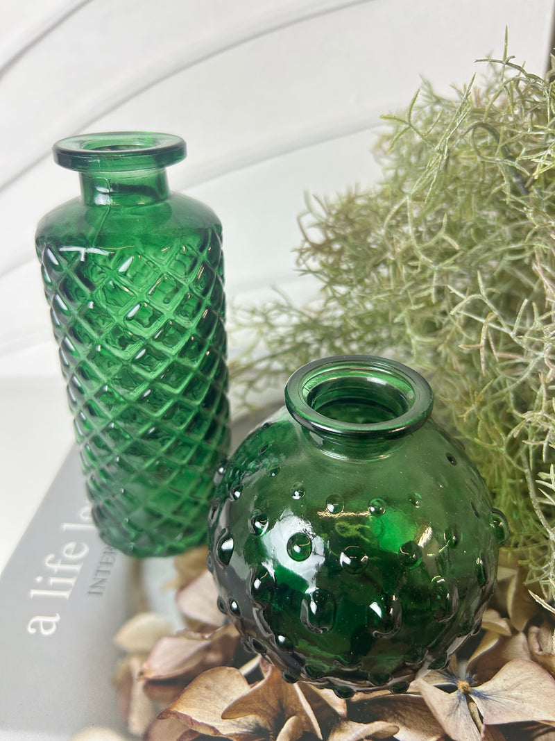 White vase with eucalyptus