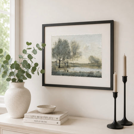 By the Pond picture art by Christy Mckee 31x38cm
