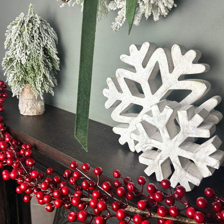 Red berry full garland 150cm