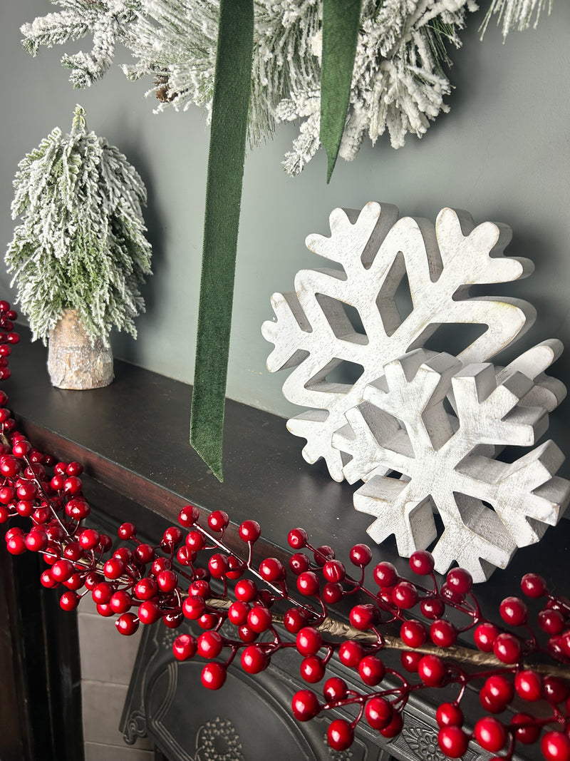 Red berry full garland 150cm