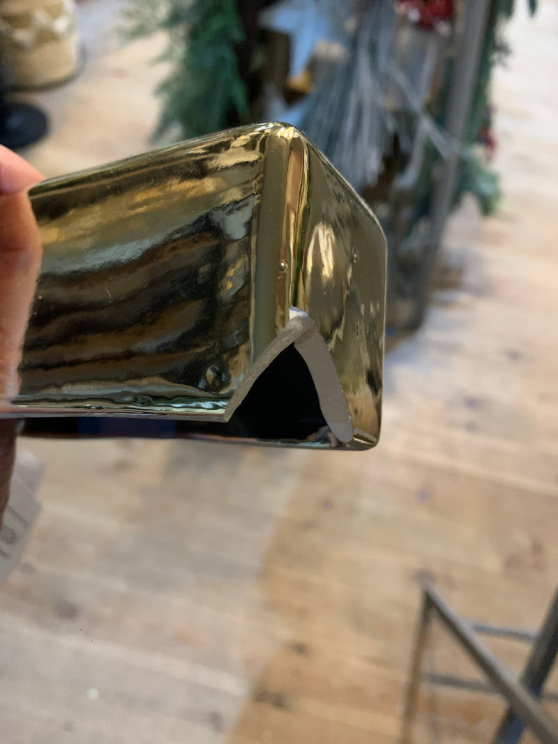 Store Seconds Green leaves ceramic lidded ginger jar 2 sizes