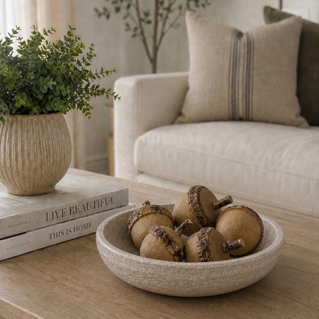 Wooden Sitting Autumn Acorn, 2 sizes
