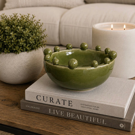 Green Trinket Bobble Bowl