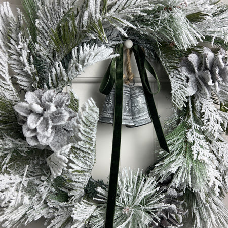 60cm snowy thick wreath