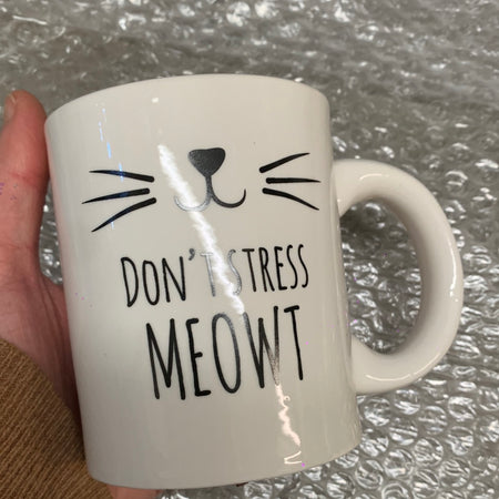 Don’t Stress ‘Meowt’ mug cup